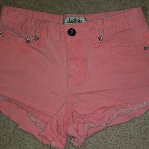 Jean highrise shorts